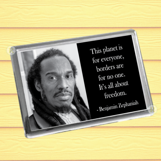 Benjamin Zephaniah Fridge Magnet A